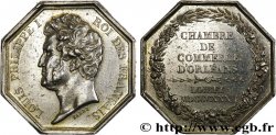 ORLÉANAIS - Noblesse et villes Jeton octogonal Ar 32, Chambre de commerce d’Orléans TTB