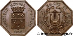 ORLÉANAIS - Gentry and towns Jeton octogonal Cu 30, Musique d’Orléans 1834