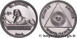 FREEMASONRY LE GRAND SPHINX - refrappe n°92 1804