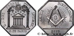 FRANC - MAÇONNERIE LES FRÈRES UNIS INTIMES - Refrappe n°88 (1775)