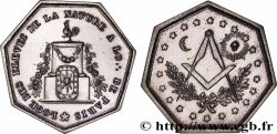 FRANC-MAÇONNERIE - PARIS LES ÉLÈVES DE LA NATURE - Refrappe n°64 n.d.