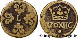 LOUIS XIII  Poids monétaire pour le demi-franc de forme circulaire n.d.