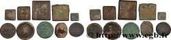 FRANCE - POIDS MONÉTAIRE Lot de 10 poids monétaires non identifiés n.d.