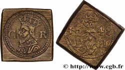 ANGLETERRE - POIDS MONÉTAIRE Poids monétaire pour le Souverain de Charles Ier 1648