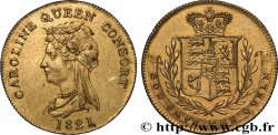 GRANDE-BRETAGNE - GEORGES IV Caroline, reine consort 1821