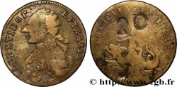 LOUIS XVII Pour le dauphin Louis XVII, contremarqué 30 r n.d.