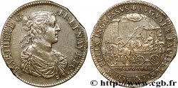 MARIE - THÉRÈSE D&nbsp;AUTRICHE Jeton Cu 28, arrivée de la reine à Paris 1660
