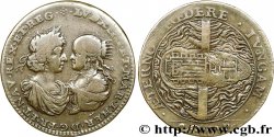 MARIE - THÉRÈSE D AUTRICHE Jeton Cu 27, mariage du roi TB