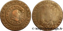 LUIS XIII EL JUSTO Jeton Cu 27, droit de denier tournois RC+