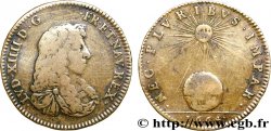 LOUIS XIV LE GRAND ou LE ROI SOLEIL Jeton Cu 25 S