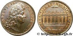 LOUIS XIV LE GRAND ou LE ROI SOLEIL Jeton Cu 27, le Trianon SPL