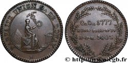 FRANC - MAÇONNERIE PARFAITE UNION -  DOUAI, frappe monnaie 1803