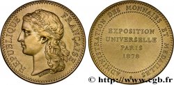 EXPOSITIONS DIVERSES Essai au module de 10 centimes PARIS 1878