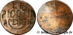 ADVERTISING AND ADVERTISING TOKENS AND JETONS LE PICOTIN APÉRITIF sur 5 Centesimi Royaume d’Italie Victor Emmanuel II F