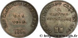 CORPORATIONS Eau filtrée, frappe médaille, fauté 1809