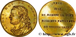 SÉRIE MÉTALLIQUE DES ROIS DE FRANCE Règne de EUDES - 29 - Émission de Louis XVIII n.d.
