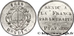NORD DE LA FRANCE (NOBLESSE ET VILLES DU...) HESDIN, épreuve en plomb 1659