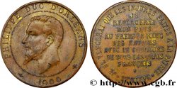 DRITTE FRANZOSISCHE REPUBLIK Médaille au module de 10 centimes pour le duc d’Orléans 1900