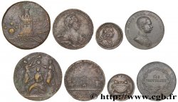 LOTS Lot de quatre jetons d’ Autriche états et métaux divers 