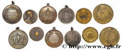 LOTS Lot de six jetons des XIXe et XXe siècle états et métaux divers 