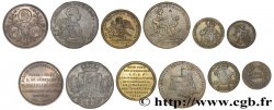 LOTS Lot de six jetons Allemagne états et métaux divers 