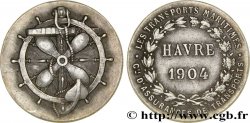 NORMANDIE - JETONS DU XIXe SIÈCLE Jeton Ar 36, Compagnie d’assurances de transports maritimes du Havre 1904