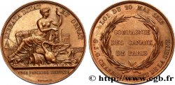 PONTS ET CHAUSSÉES COMPAGNIE DES CANAUX DE PARIS 1818
