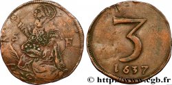 FRENCH FLANDERS Paroisse de Saint Etienne Lille - Méreau de 3 1637