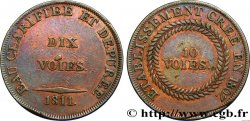 CORPORATIONS Eau filtrée, frappe monnaie 1811