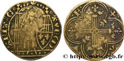 ROUYER - VIII. JETONS AND TOKENS CLASSIFIED BY TYPE Jeton de compte au roi debout tenant un écu VF