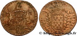AUVERGNE - NOBLESSE Jeton Br 28, De Combe, prévôt de la Monnaie de Riom 1693