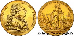 LOUIS XVI Médaille, Ville de Paris - J. S. Bailly maire 1789