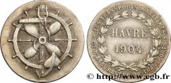 NORMANDIE - JETONS DU XIXe SIÈCLE Jeton Ar 36, Compagnie d’assurances de transports maritimes du Havre TTB+