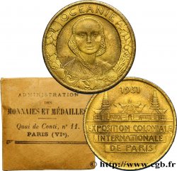 EXPOSITIONS DIVERSES OCEANIE, flan brillant 1931