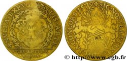 BOURGOGNE - VILLES ET NOBLESSE Ville de Sens, cuivre jaune 1579