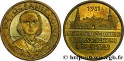 EXPOSITIONS DIVERSES OCEANIE, flan brillant 1931