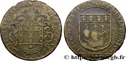 NANTES (ÉCHEVINS ET MAIRES DE ...) Jacques de Bourgues, sieur de la Jaunais avec contremarque R couronnée 1647