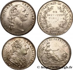 LOTS Lot de 2 jetons LOUIS XVI TTB