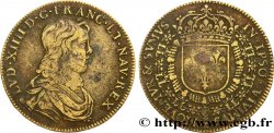 LOUIS XIV LE GRAND ou LE ROI SOLEIL Jeton Cu 28 n.d.