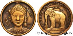 COLONIAS FRANCESAS Médaille Exposition Coloniale Internationale - Asie 1931