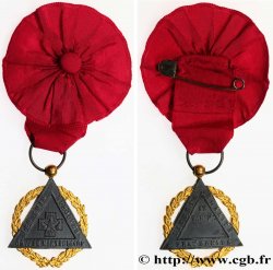 FRANC - MAÇONNERIE MONTBELIARD, LES AMIS ÉPROUVÉS TTB+