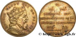 SÉRIE MÉTALLIQUE DES ROIS DE FRANCE Règne de HUGUES CAPET - 35 - Émission de Louis XVIII n.d.