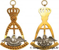 FRANC - MAÇONNERIE BIJOU 18° - GRADE DE CHEVALIER ROSE CROIX SUP