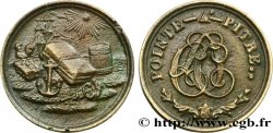COLONIE FRANCESI - Carlo X, per Martinica e Guadalupa CERCLE DU COMMERCE A POINT-A-PITRE - 1/4 GOURDE 1825