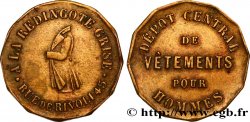 ADVERTISING AND ADVERTISING TOKENS AND JETONS DEPOT CENTRAL DE VETEMENTS POUR HOMMES n.d.