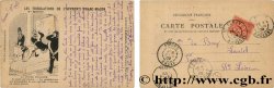 FREEMASONRY carte postale satirique - 2ème épreuve 1902