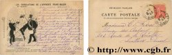 FREEMASONRY carte postale satirique - 6ème épreuve 1903
