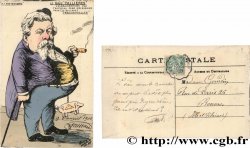 FRANC - MAÇONNERIE carte postale antimaçonnique 1906