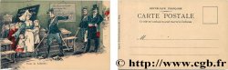 FRANC - MAÇONNERIE carte postale couleurs satirique ND