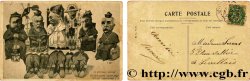 FRANC-MAÇONNERIE - PARIS carte postale satirique 1904
